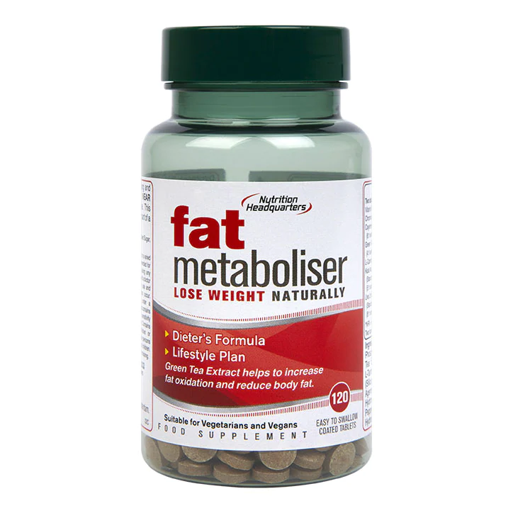 Viên uống giảm mỡ Nutrition Headquarters Fat Metaboliser của Anh, 120 viên